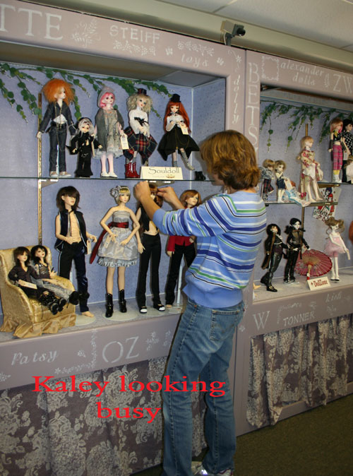 Assorted Dolls on Display