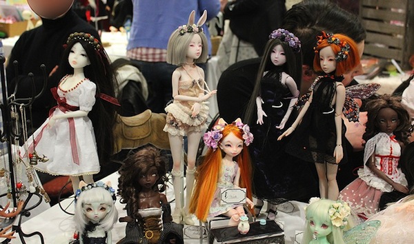 Dolls by Delfine & Asella at the Paris Fashion show. 