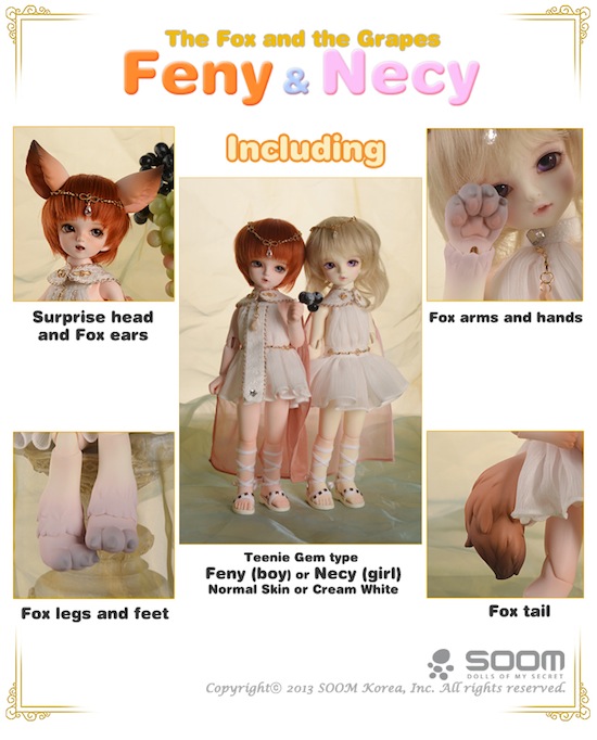 Feny & Necy – The Fox and the Grapes – BJD Collectasy