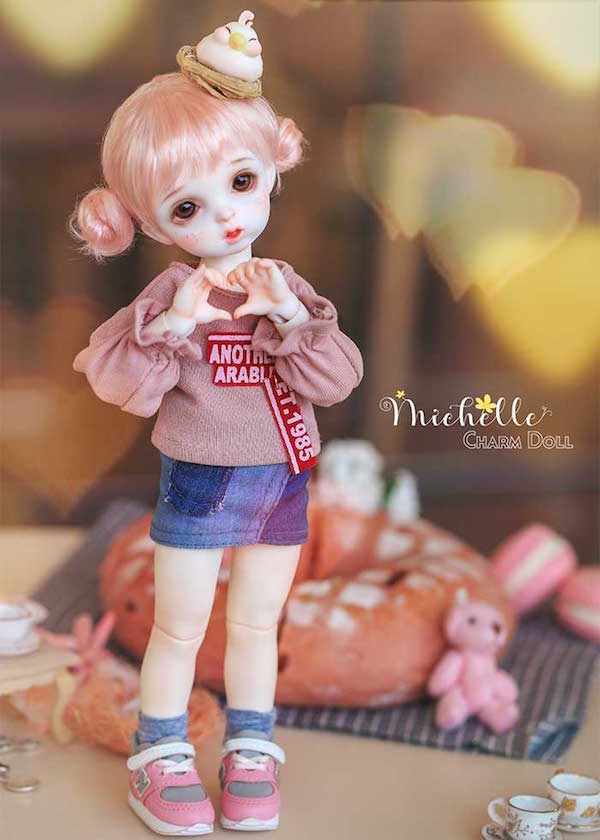 お買得限定品☆夏売れ筋 DH168 CharmDoll　BJD 1/6 Michelle 球体関節人